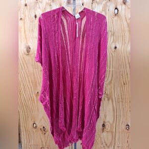 Anna & Ava NWT Pink Textured Tunic One Size